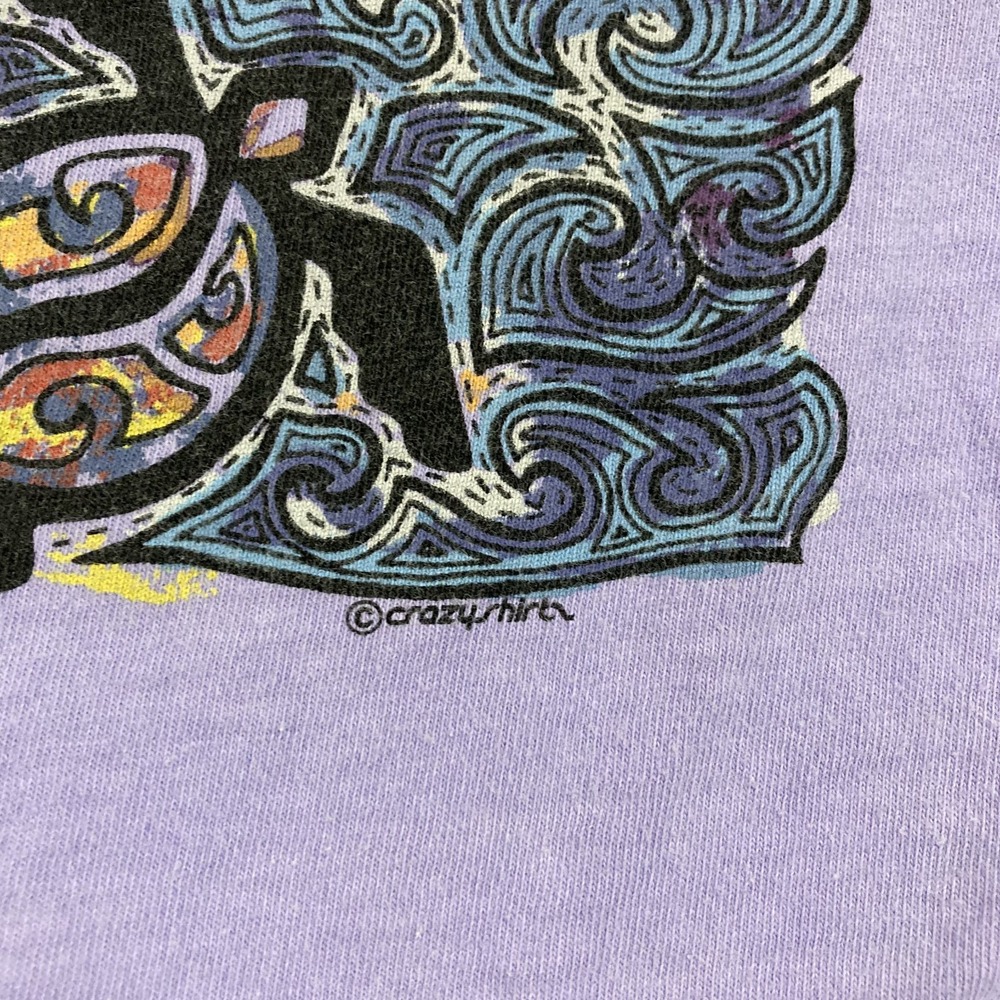 Vintage Crazy Shirts Womens M Honu Turtle T-Shirt Purple Lavender Dyed Graphic - Picture 13 of 16